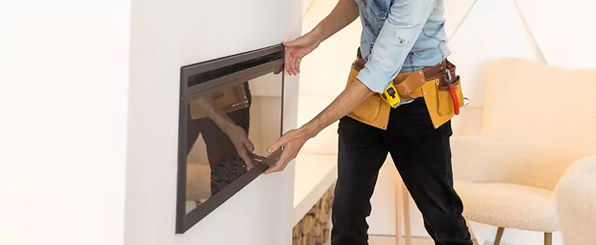 Metal Fireplace Installation in Rockville, Maryland