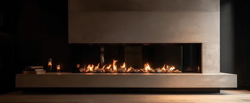 Gas Fireplace Ember Bed Design Services in Rockville, Maryland