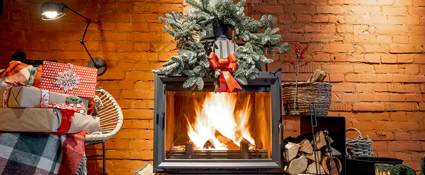 Travis Industries Linear Gas Fireplace Installation in Rockville, Maryland