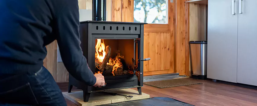 Open Hearth Wood Fireplace Installation in Rockville, MD