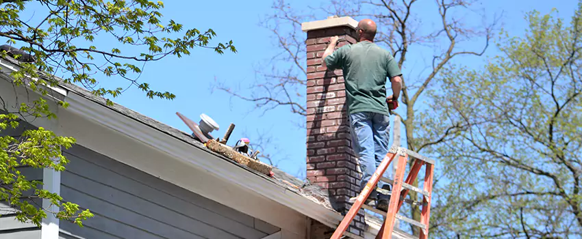 Vinyl and PVC Chimney Flashing Installation in Rockville, MD